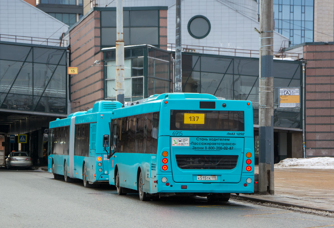 Санкт-Петербург, ЛиАЗ-4292.60 (1-2-1) № 6915