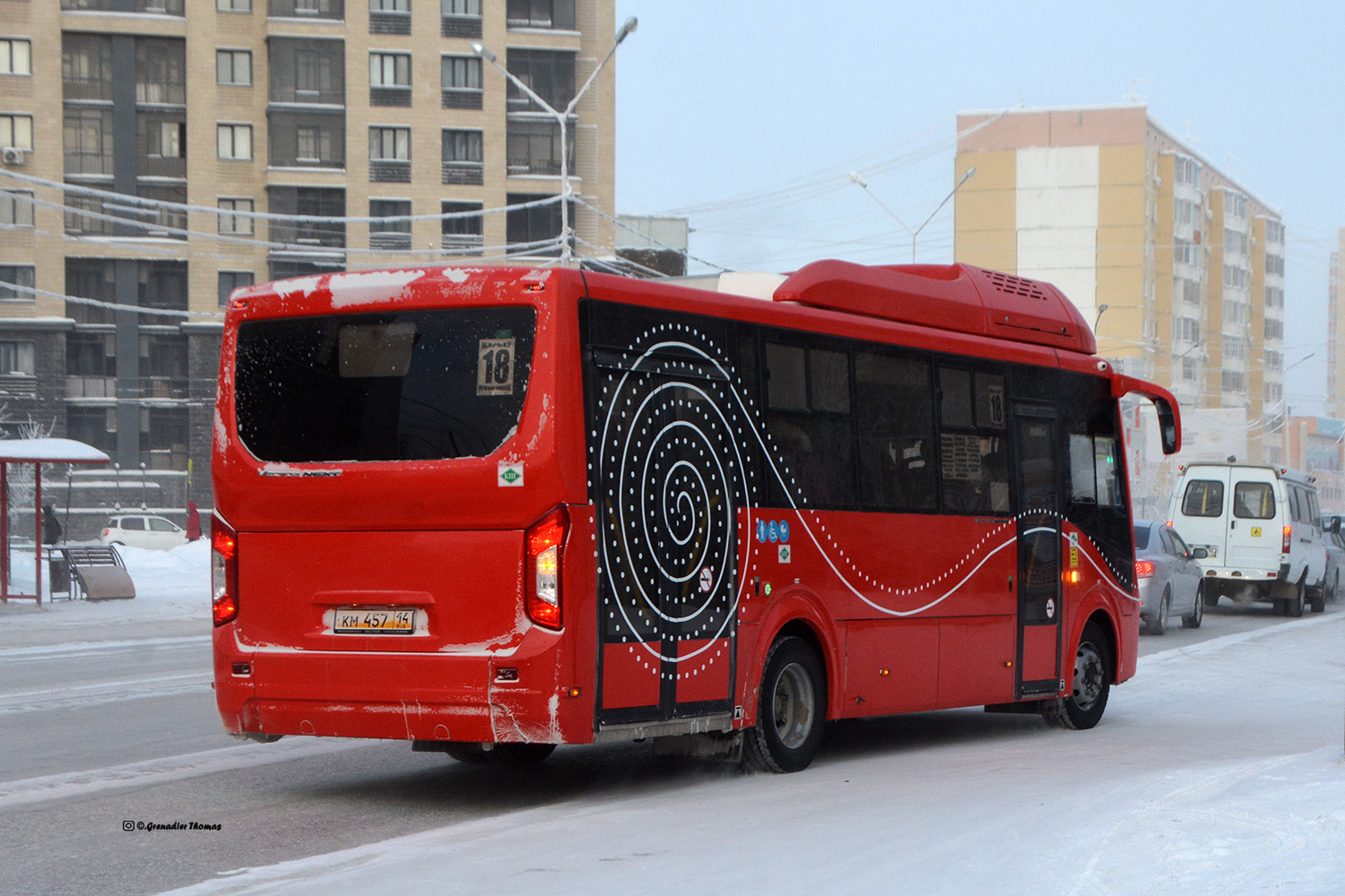Саха (Якутия), ПАЗ-320415-14 "Vector Next" № КМ 457 14