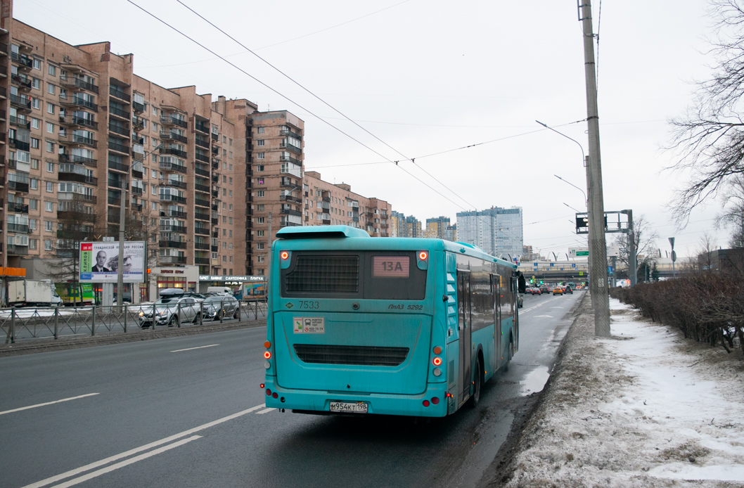 Санкт-Петербург, ЛиАЗ-5292.67 (LNG) № 7533