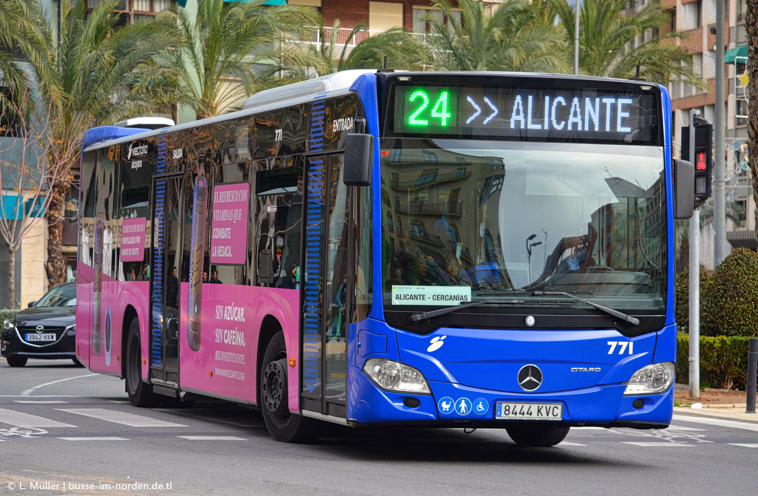 Испания, Mercedes-Benz Citaro C2 hybrid № 771