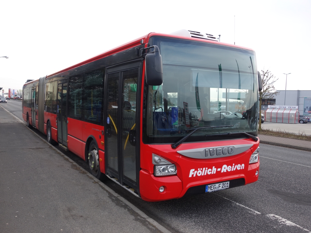 Гессен, IVECO Urbanway 18M № MEG-F 201