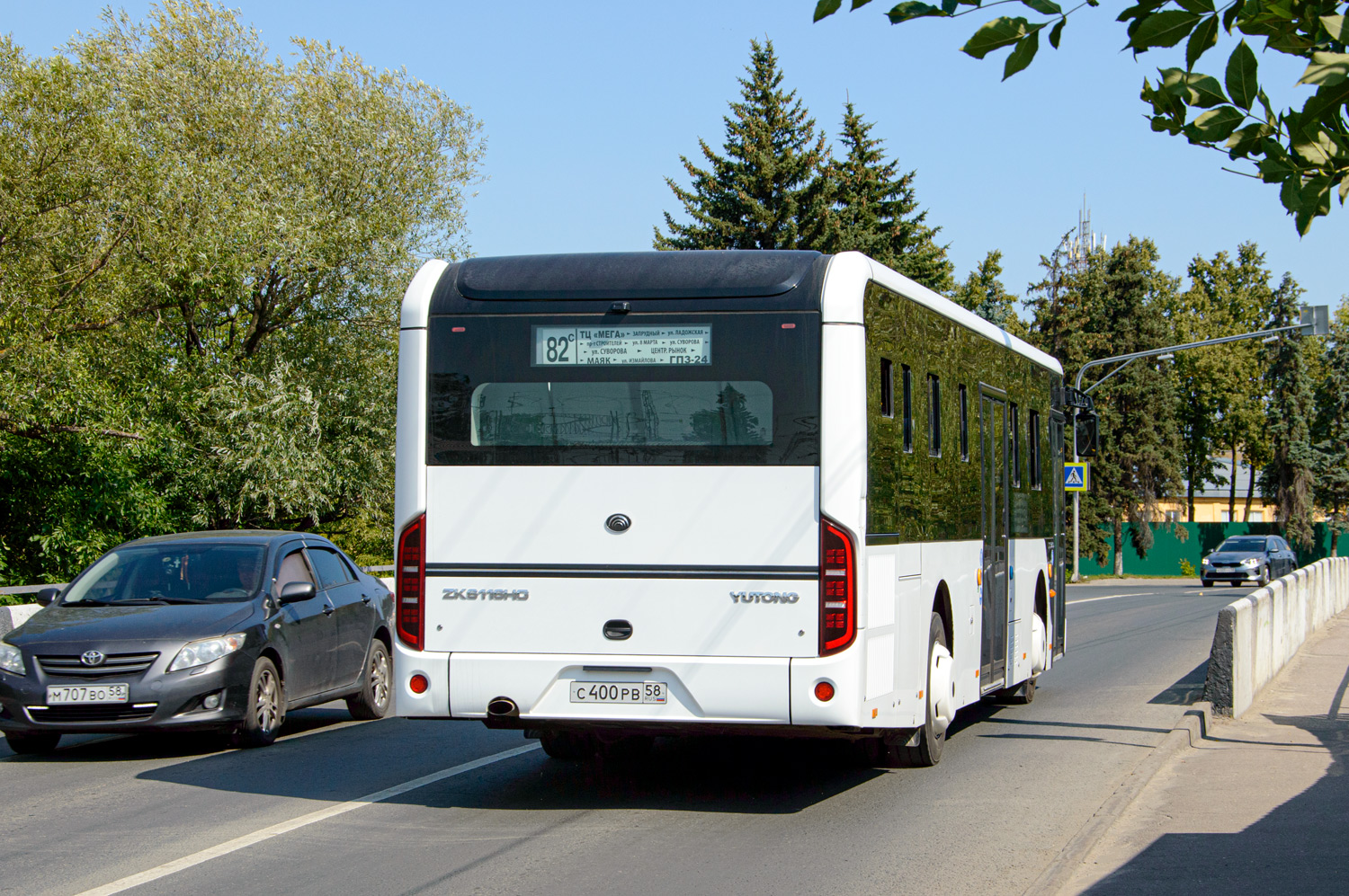 Пензенская область, Yutong ZK6116HG № С 400 РВ 58