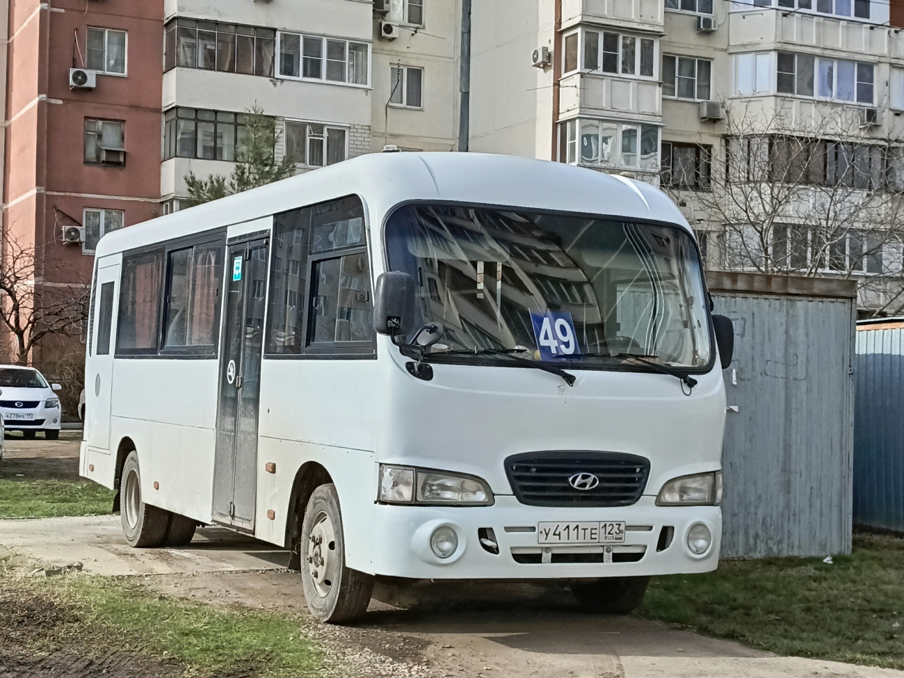 Краснодарский край, Hyundai County LWB C11 (ТагАЗ) № У 411 ТЕ 123