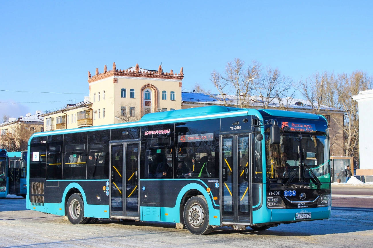 Карагандинская область, Yutong ZK6116HG (QazTehna) № Y1-7001