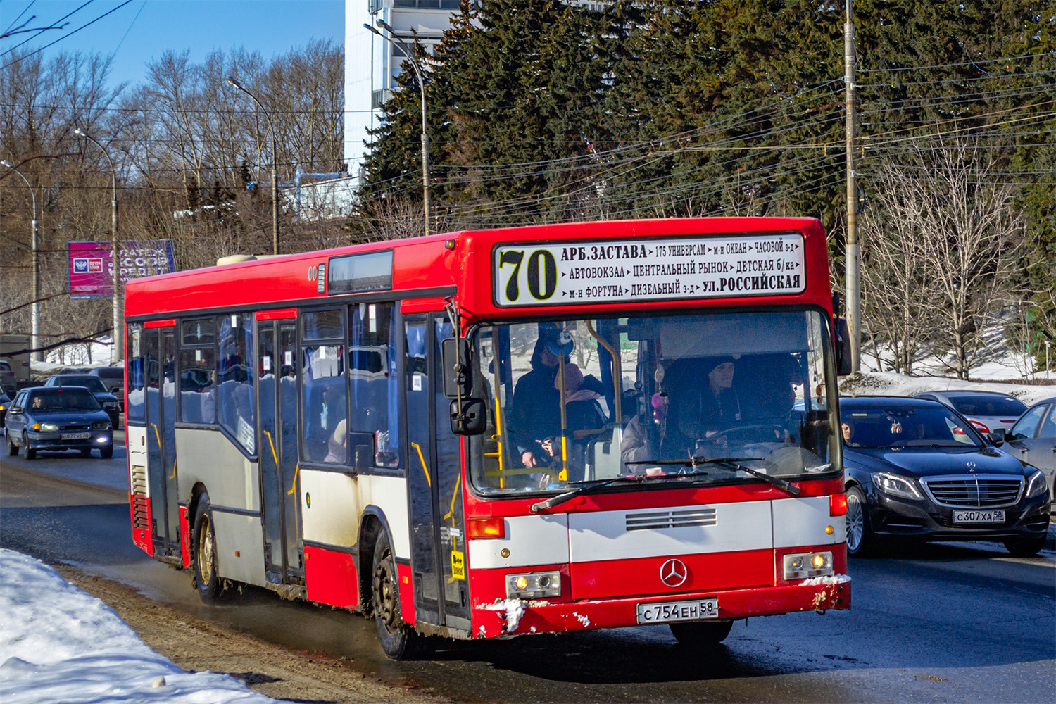 Пензенская область, Mercedes-Benz O405N2 (SAM) № С 754 ЕН 58