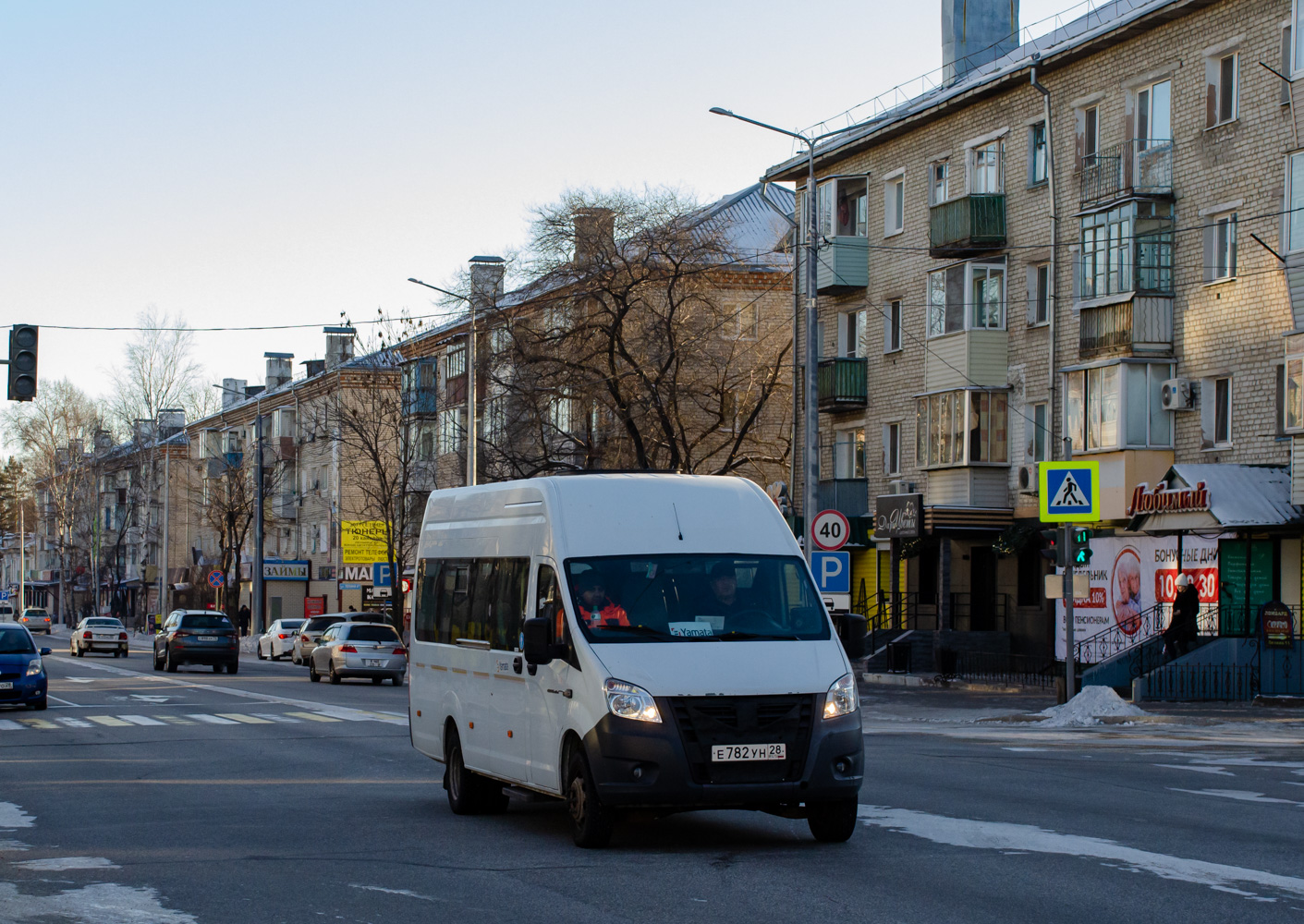 Амурская область, ГАЗ-A65R52 Next № Е 782 УН 28