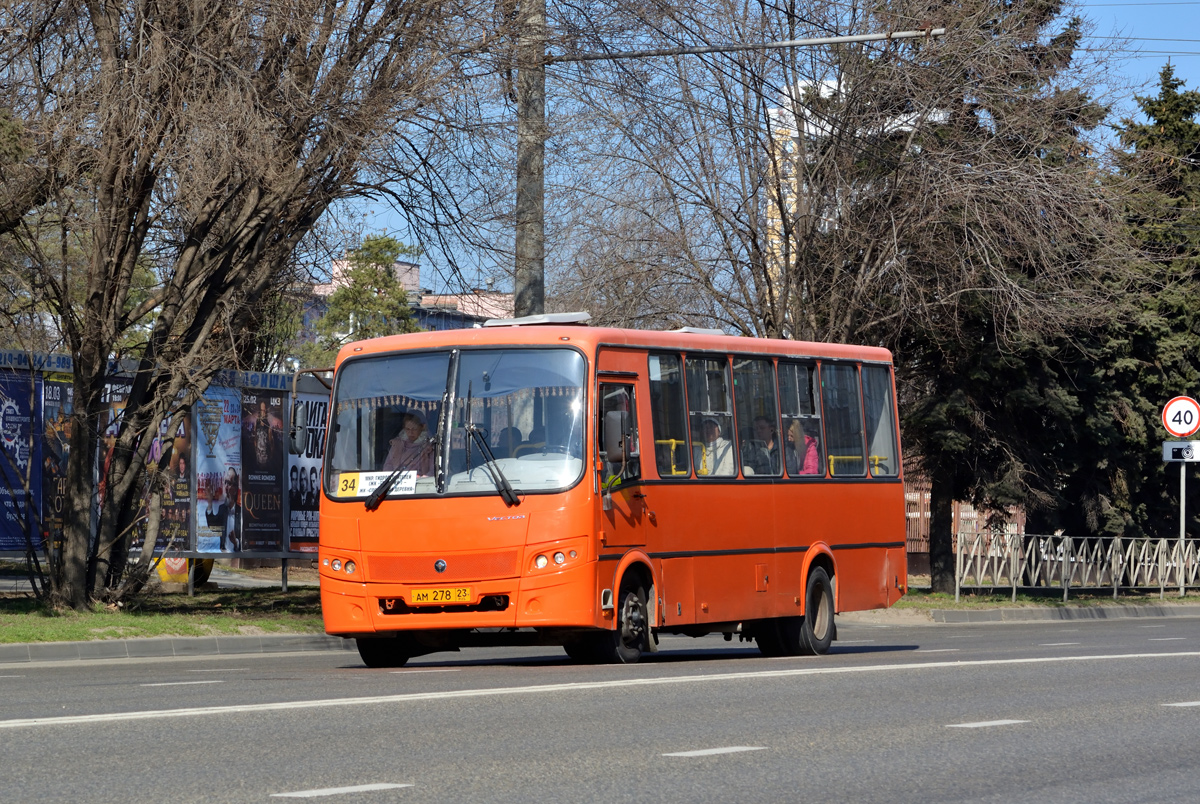 Краснодарский край, ПАЗ-320414-05 "Вектор" (1-2) № АМ 278 23