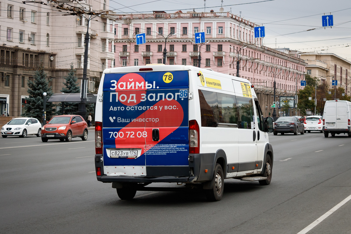 Челябинская область, IRITO Boxer L4H2 (Z8P) № С 823 УВ 174