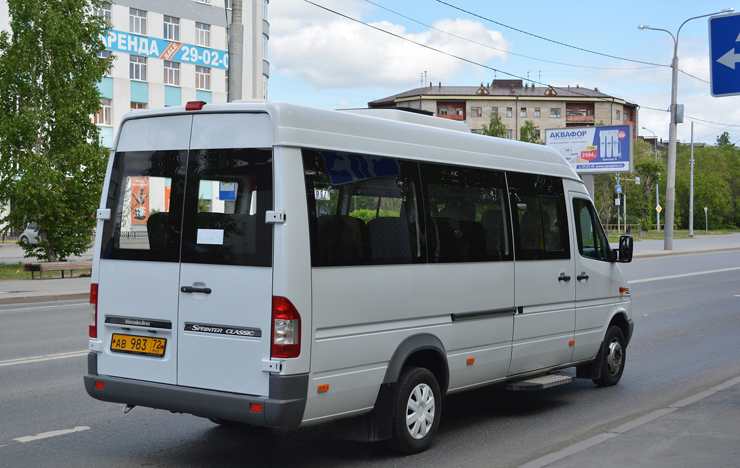 Тюменская область, Луидор-223213 (MB Sprinter Classic) № АВ 983 72
