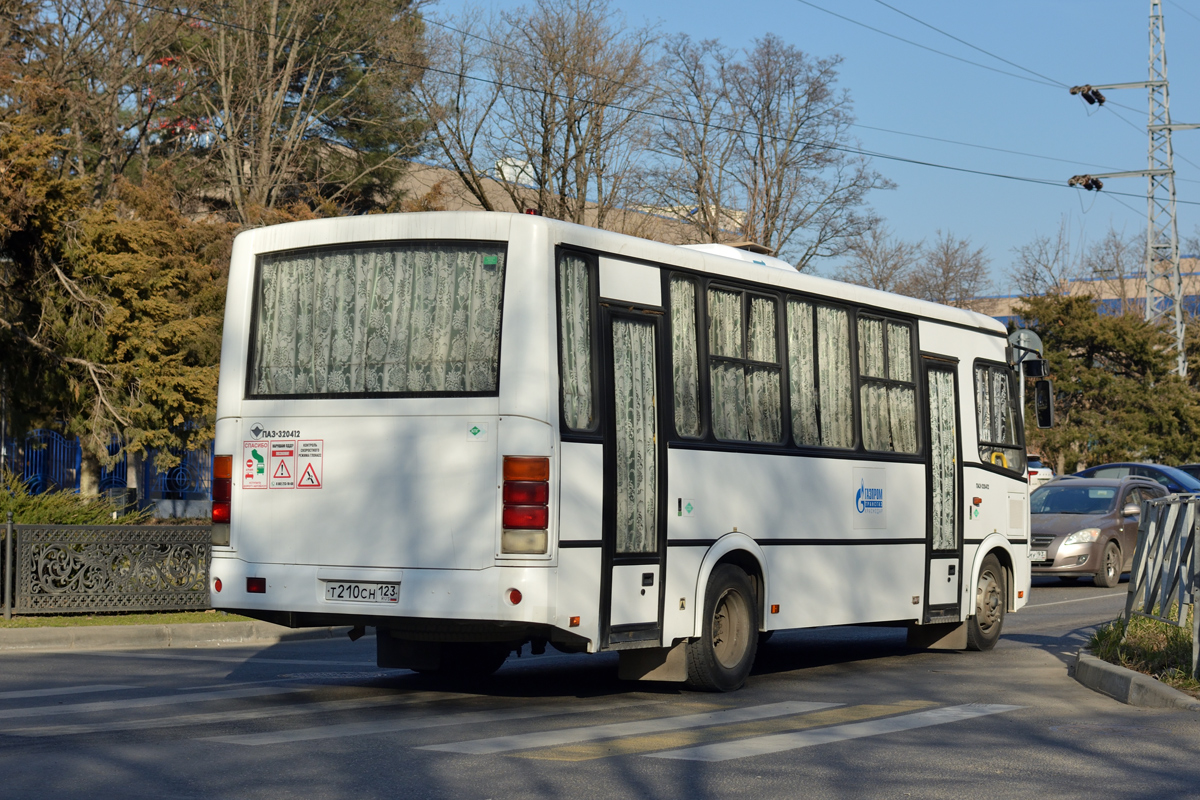 Краснодарский край, ПАЗ-320412-14 № Т 210 СН 123