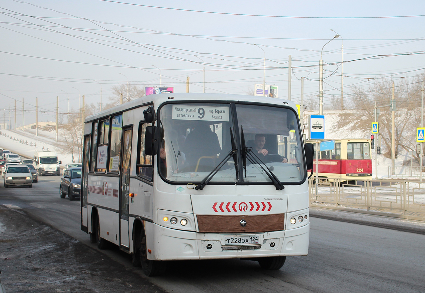 Красноярский край, ПАЗ-320302-22 "Вектор" № Т 228 ОА 124