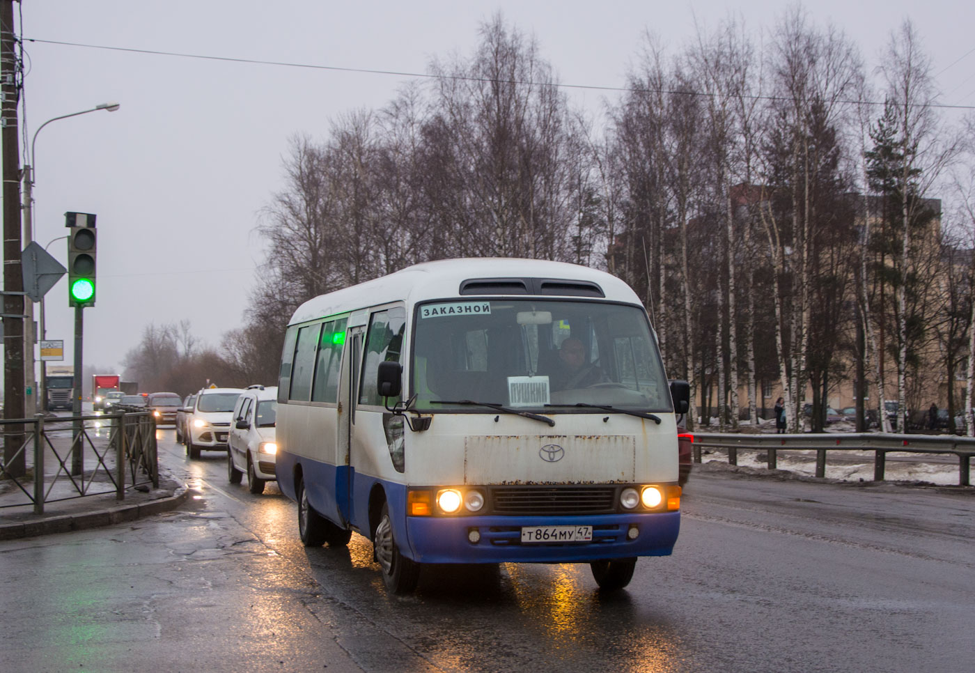 Санкт-Петербург, Toyota Coaster HZB50L № Т 864 МУ 47