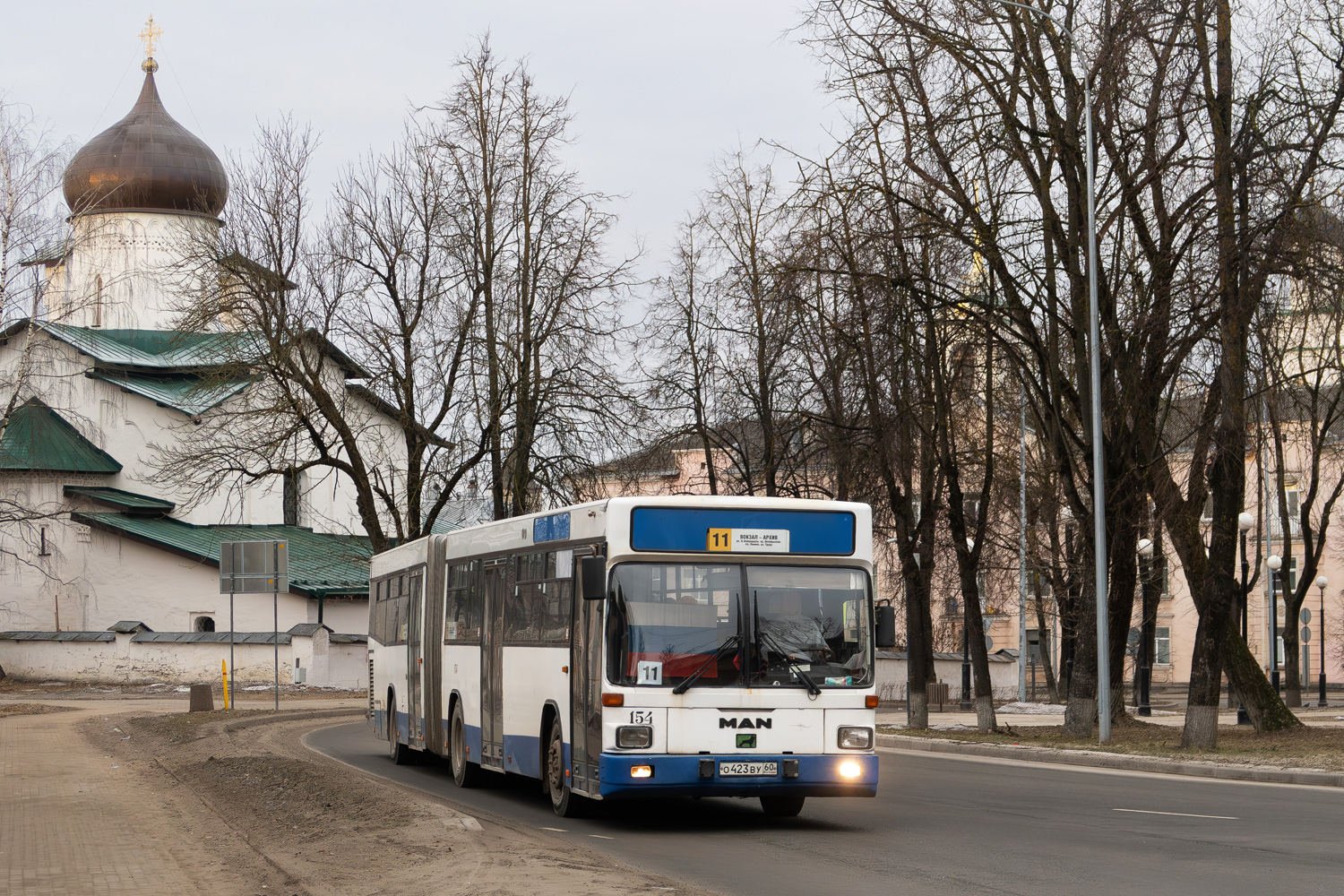 Pskov region, MAN A61 SG312 # 154