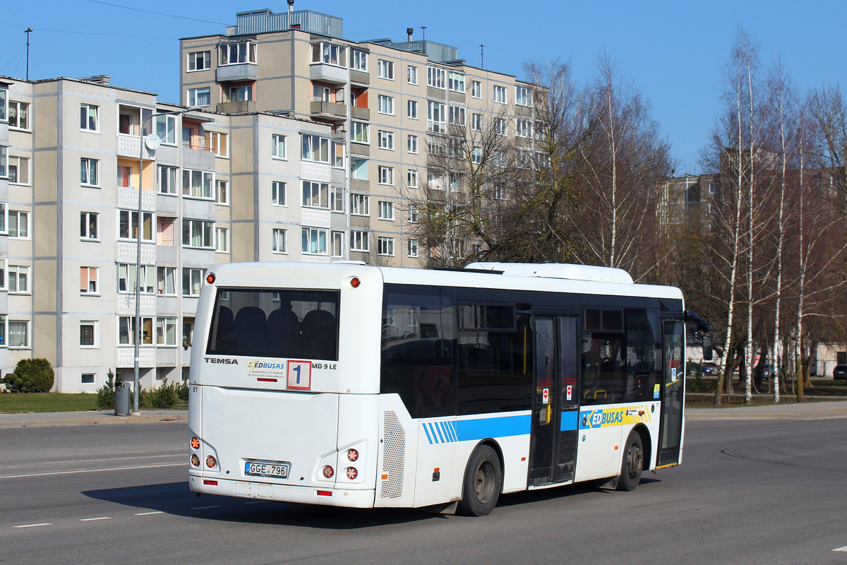 Lithuania, TEMSA MD9 LE # 81
