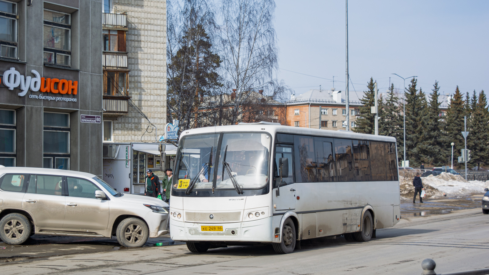 Свердловская область, ПАЗ-320414-04 "Вектор" (1-2) № КЕ 249 66