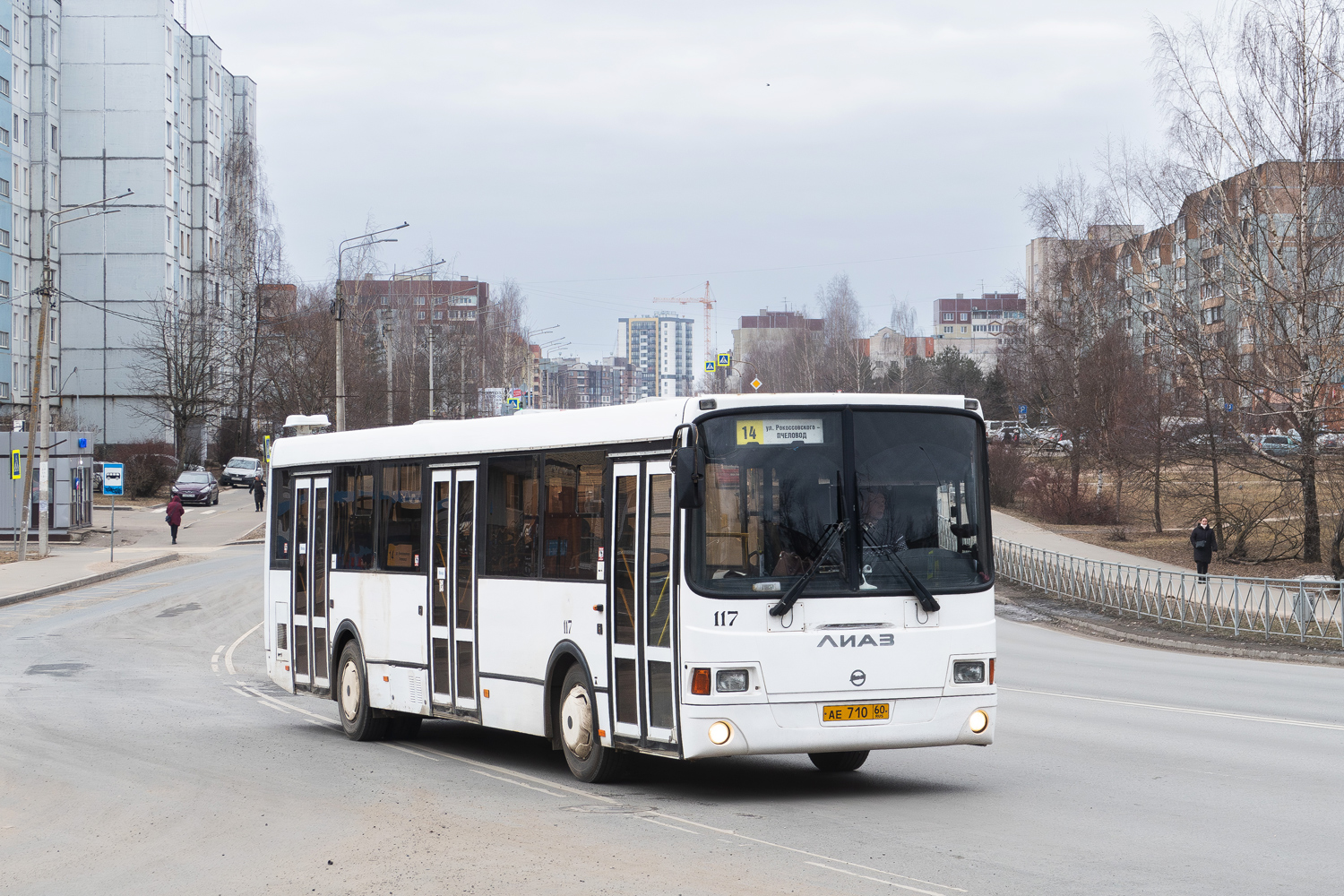 Pskov region, LiAZ-5256.60 # 117
