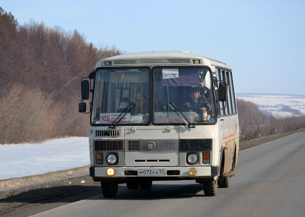 Чувашия, ПАЗ-32054 № М 072 КА 57
