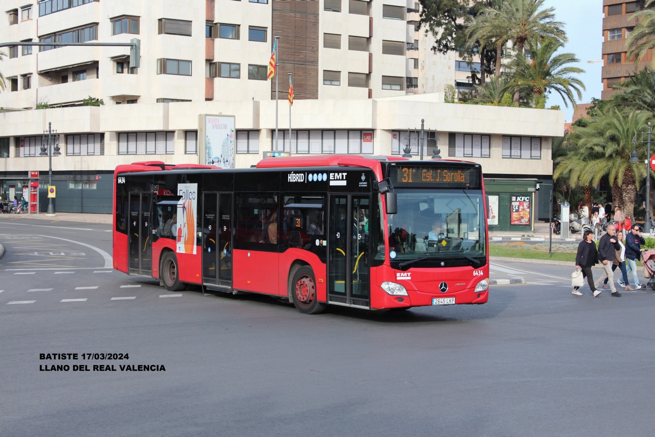 Испания, Mercedes-Benz Citaro C2 hybrid № 6434