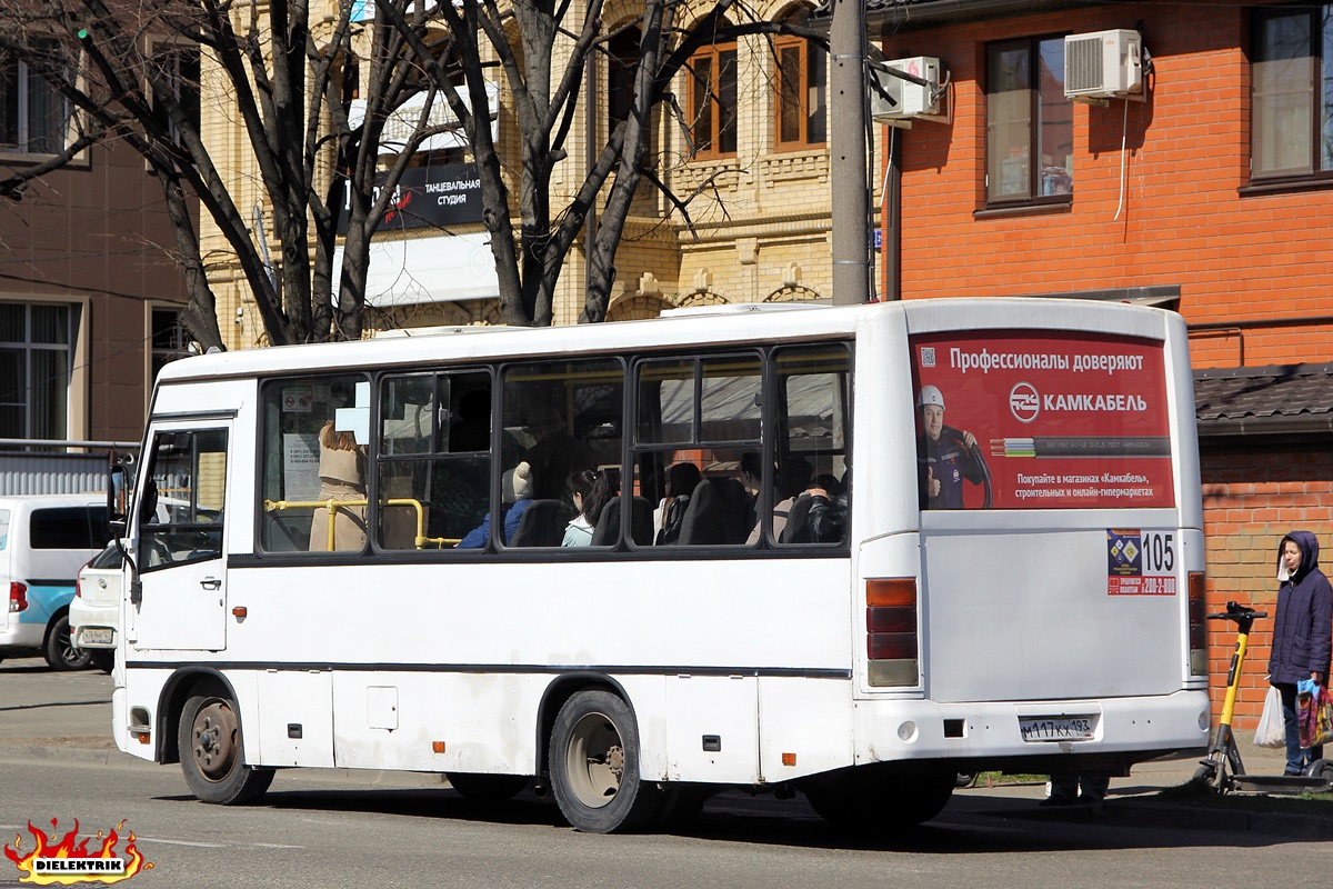 Краснодарский край, ПАЗ-320402-05 № М 117 КХ 193