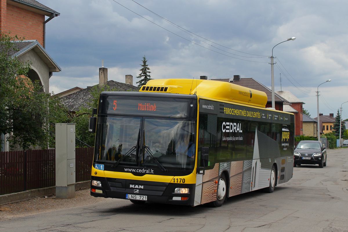 Литва, MAN A21 Lion's City NL243 CNG № 1170