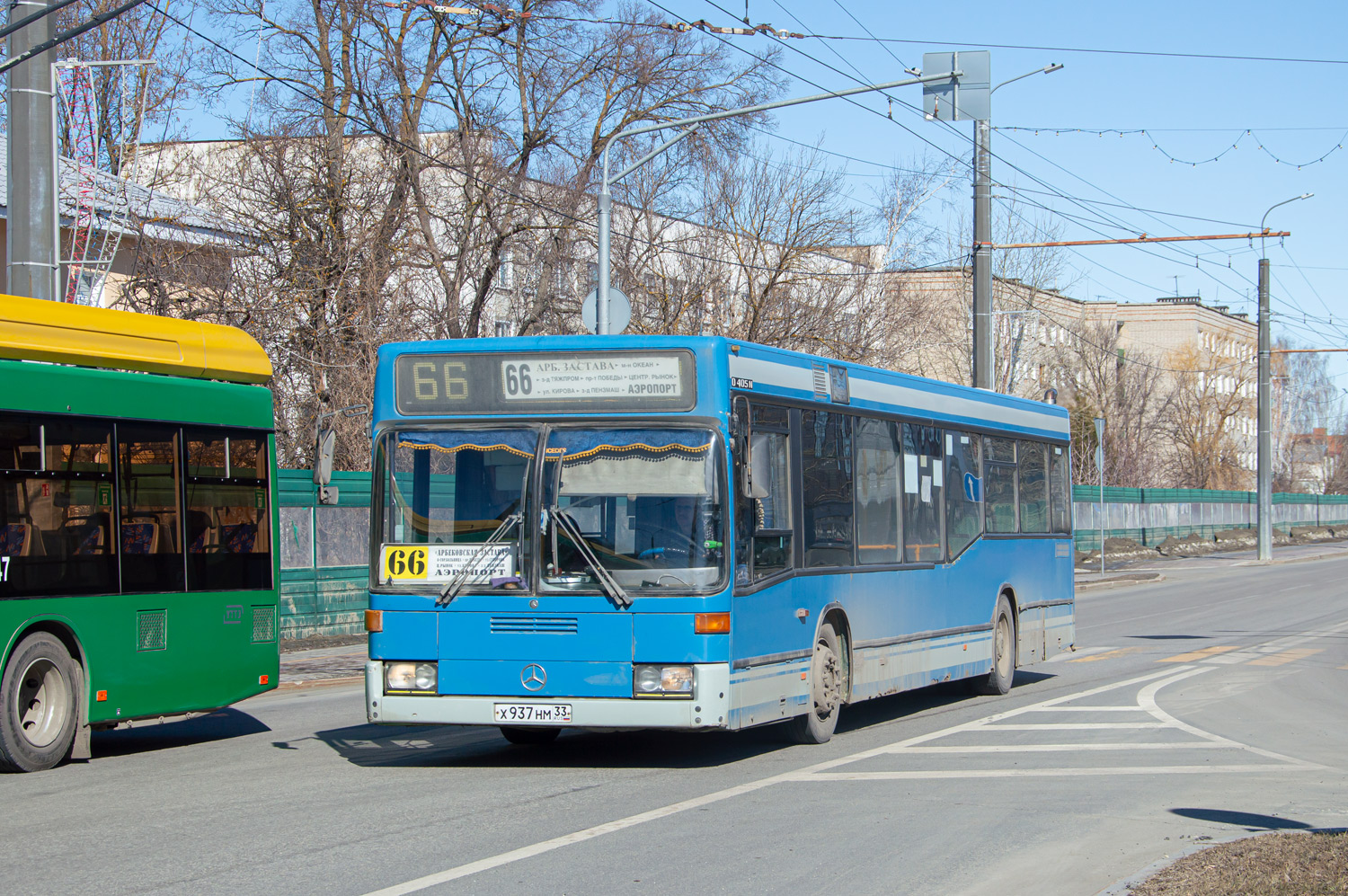Пензенская область, Mercedes-Benz O405N2 № Х 937 НМ 33