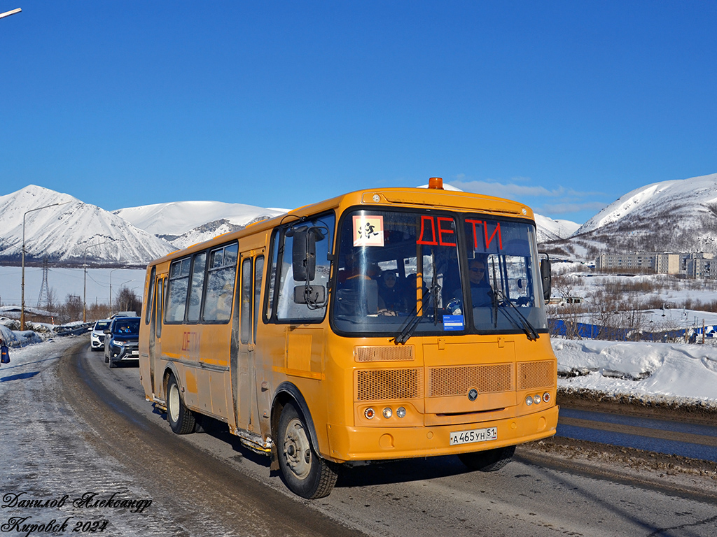 Мурманская область, ПАЗ-423470-04 № А 465 УН 51