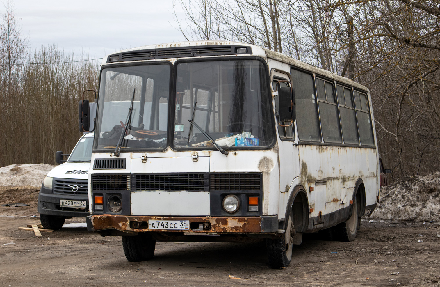 Вологодская область, ПАЗ-3205-110 № А 743 СС 35