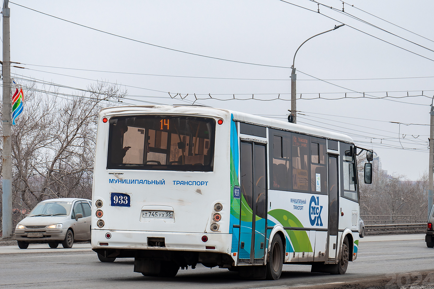 Омская область, ПАЗ-320414-04 "Вектор" (1-2) № 933