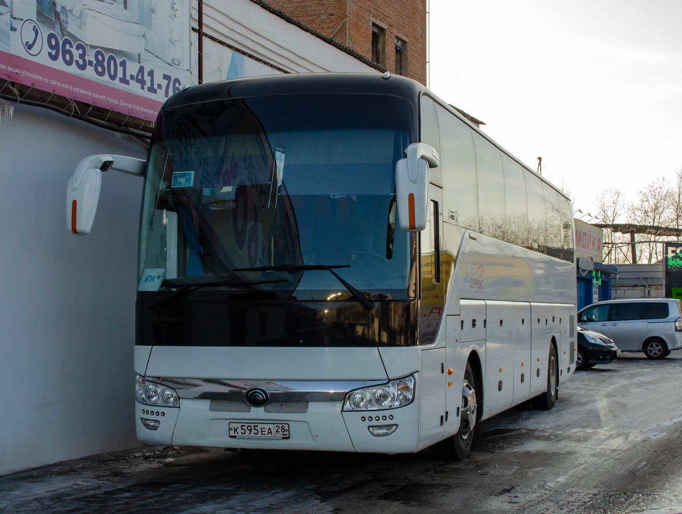 Амурская область, Yutong ZK6122H9 № К 595 ЕА 28