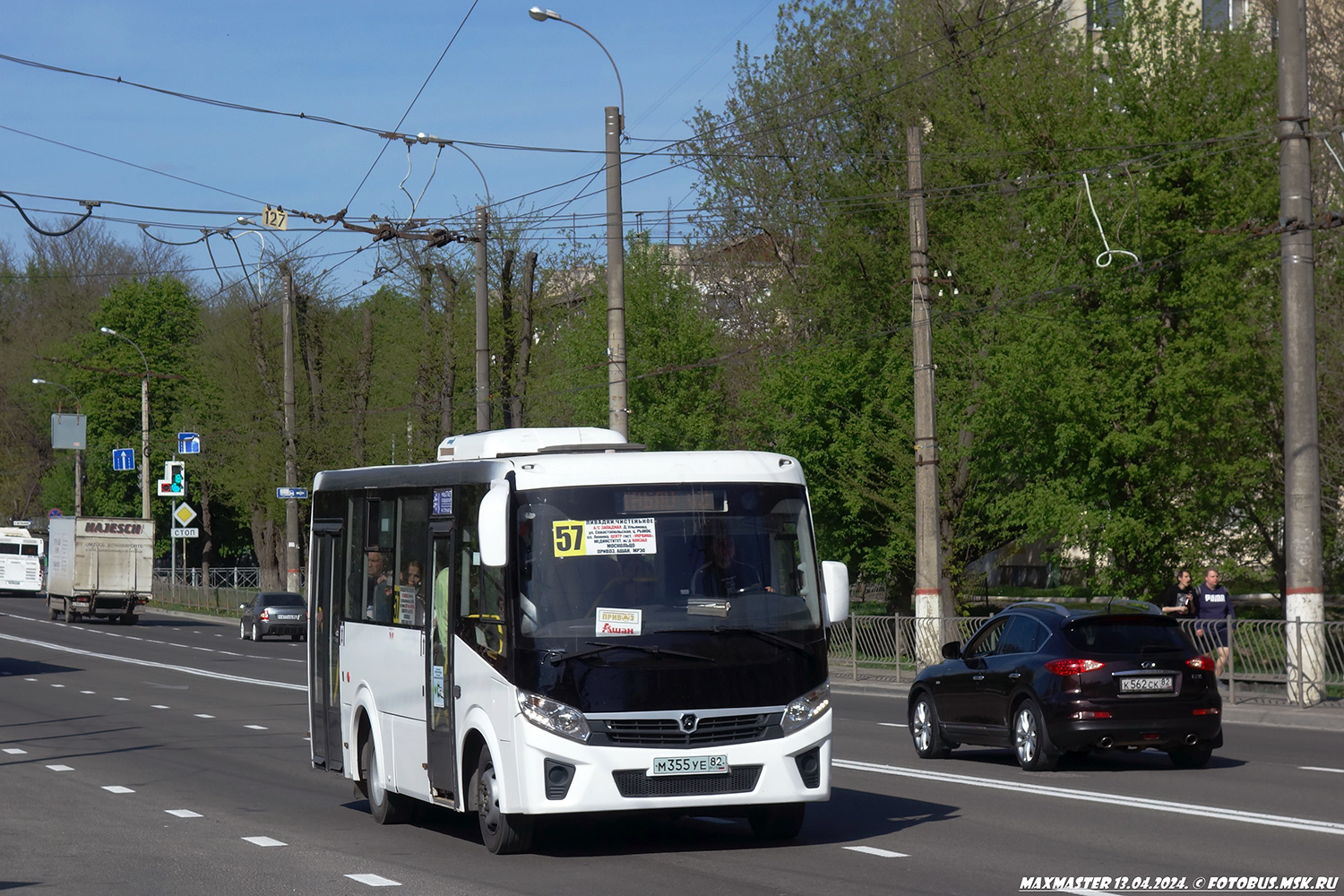 Республика Крым, ПАЗ-320435-04 "Vector Next" № М 355 УЕ 82