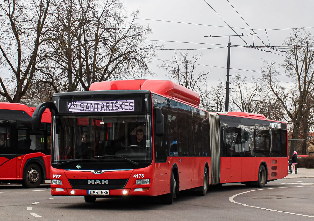 Литва, MAN A23 Lion's City G NG313 CNG № 4178