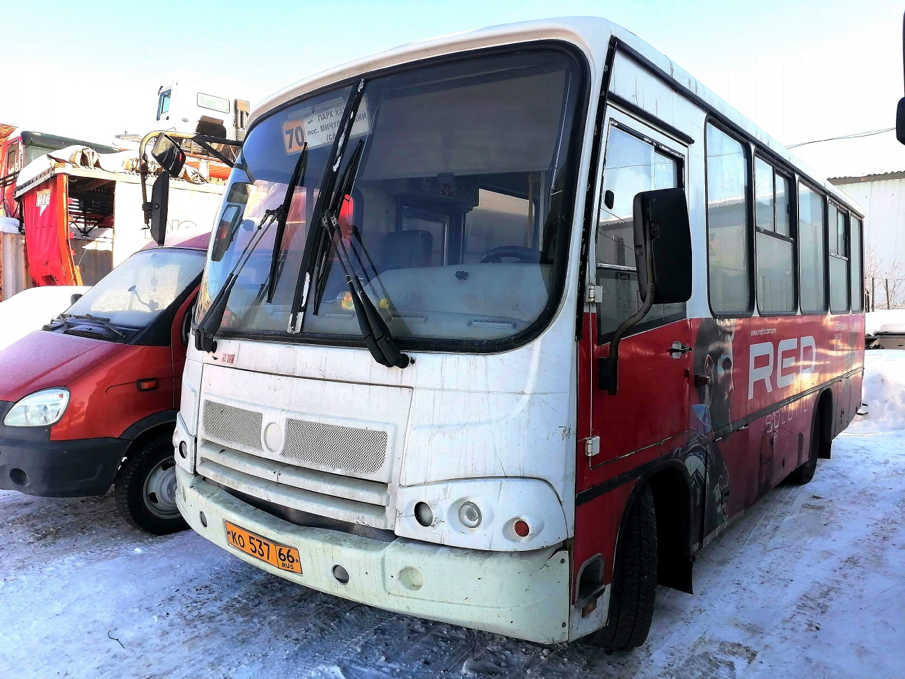 Свердловская область, ПАЗ-320402-05 № КО 537 66