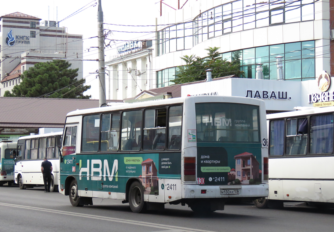 Краснодарский край, ПАЗ-320402-03 № Н 130 АХ 123