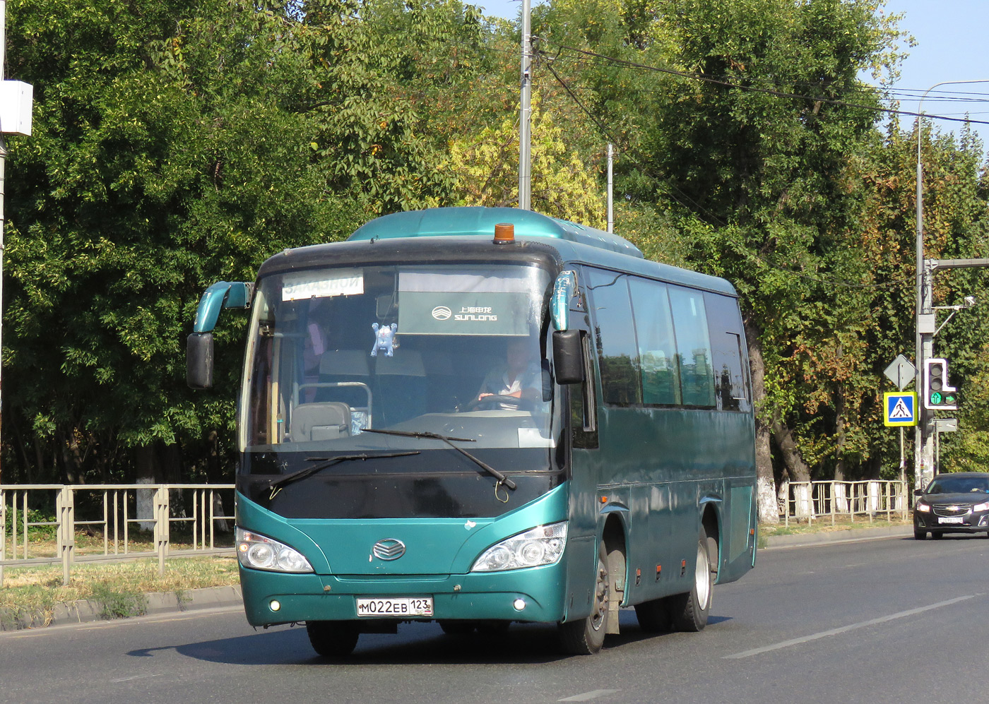Краснодарский край, Sunlong SLK6798F1A № М 022 ЕВ 123