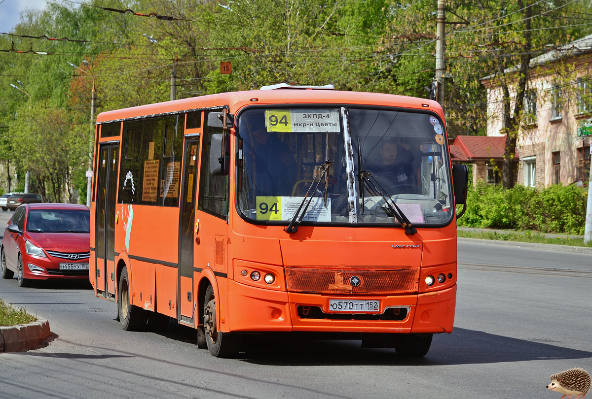 Нижегородская область, ПАЗ-320414-04 "Вектор" № О 570 ТТ 152