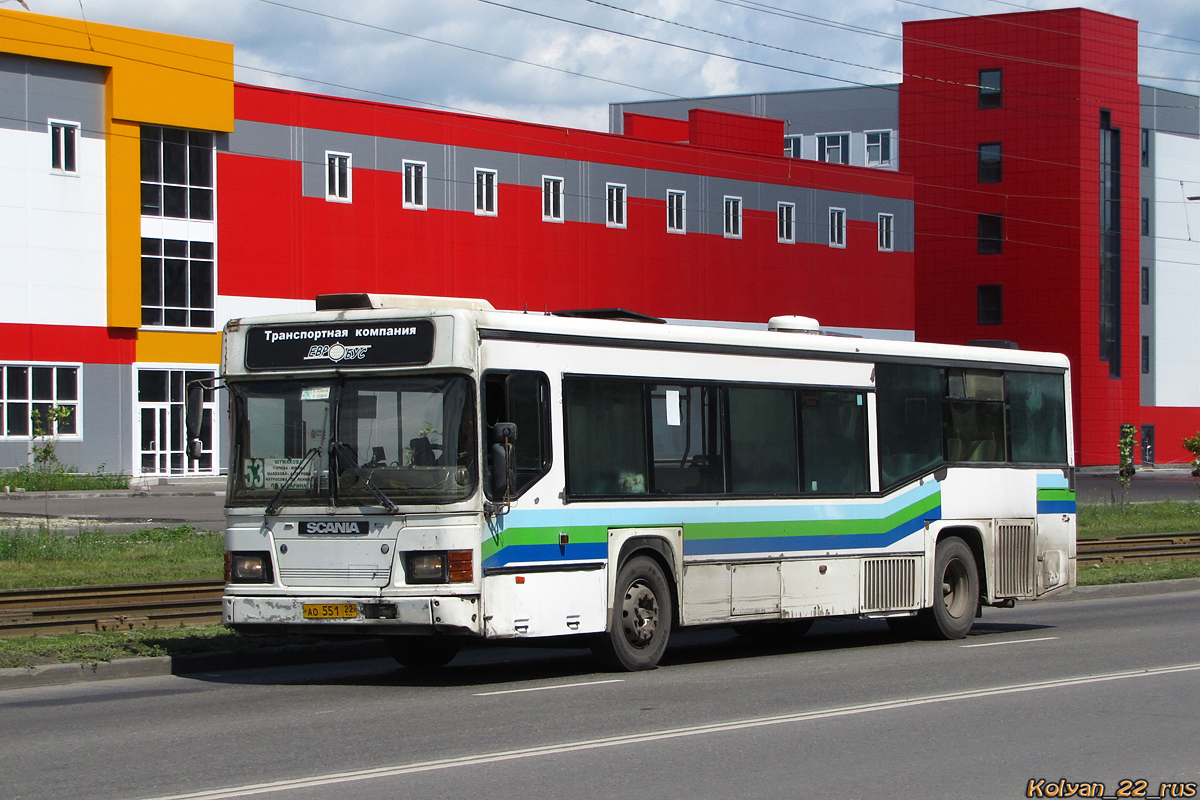 Алтайский край, Scania CN113CLL MaxCi № АО 551 22