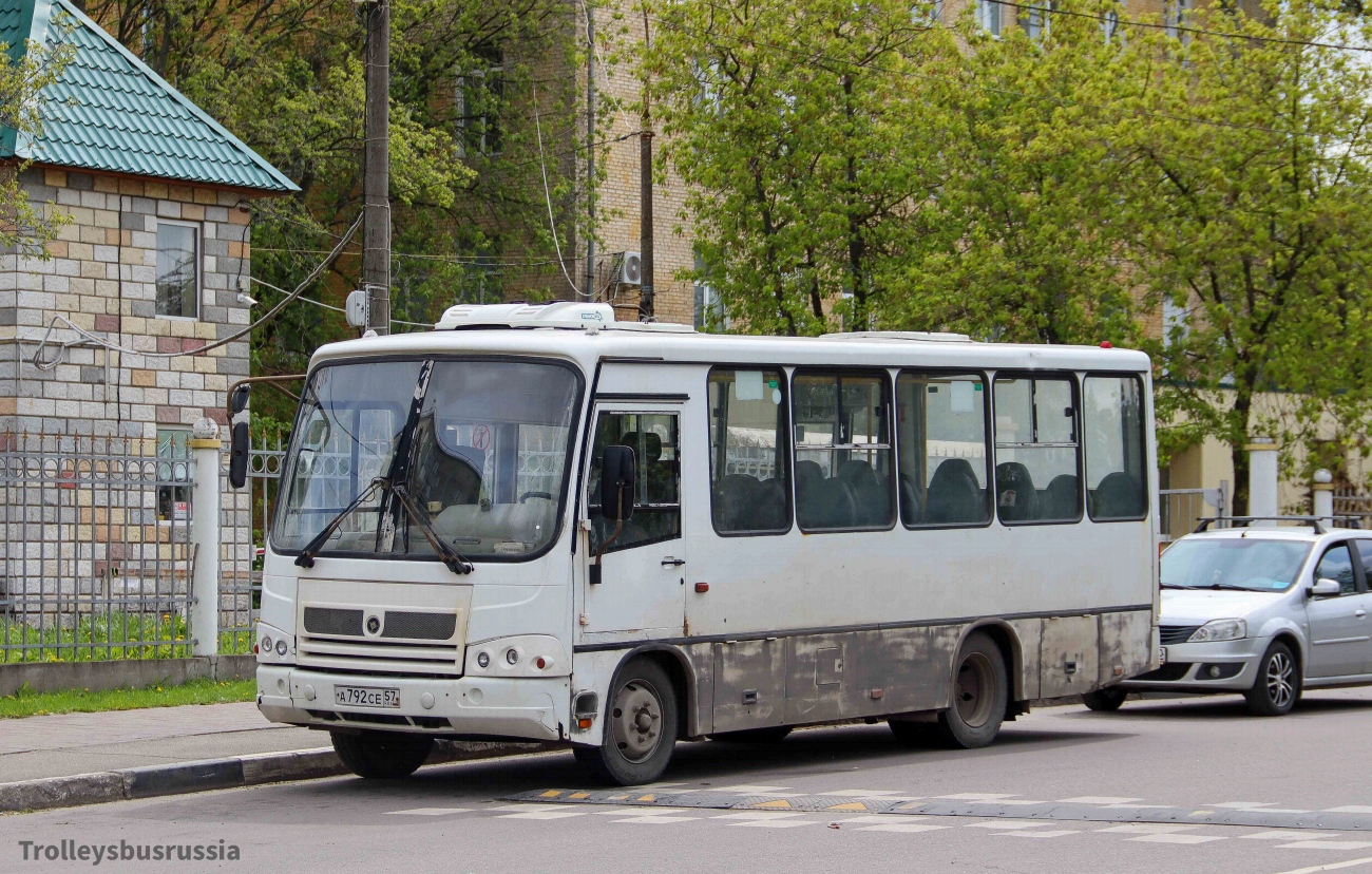 Орловская область, ПАЗ-320402-04 № А 792 СЕ 57