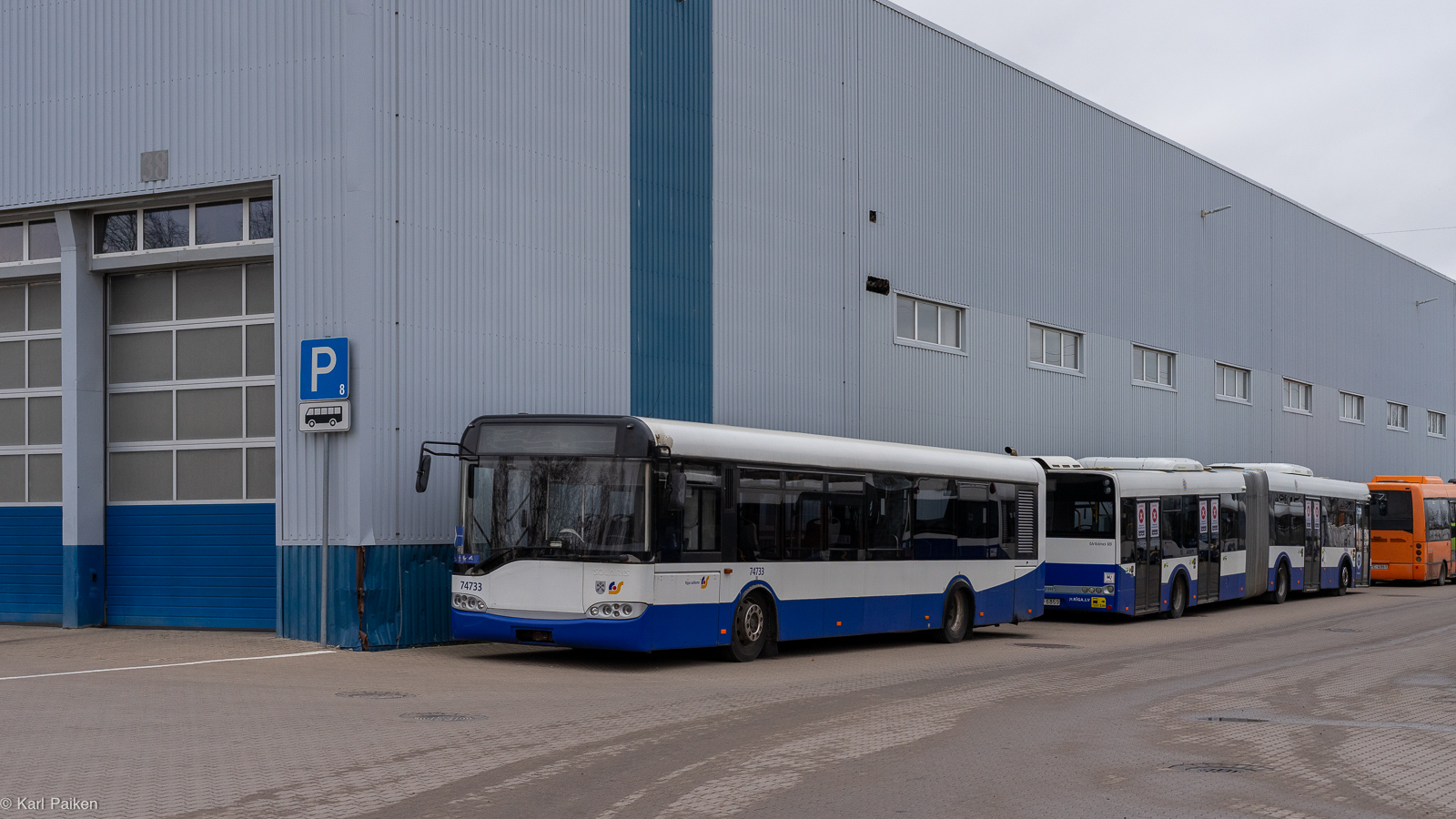 Латвия, Solaris Urbino II 12 № 74733