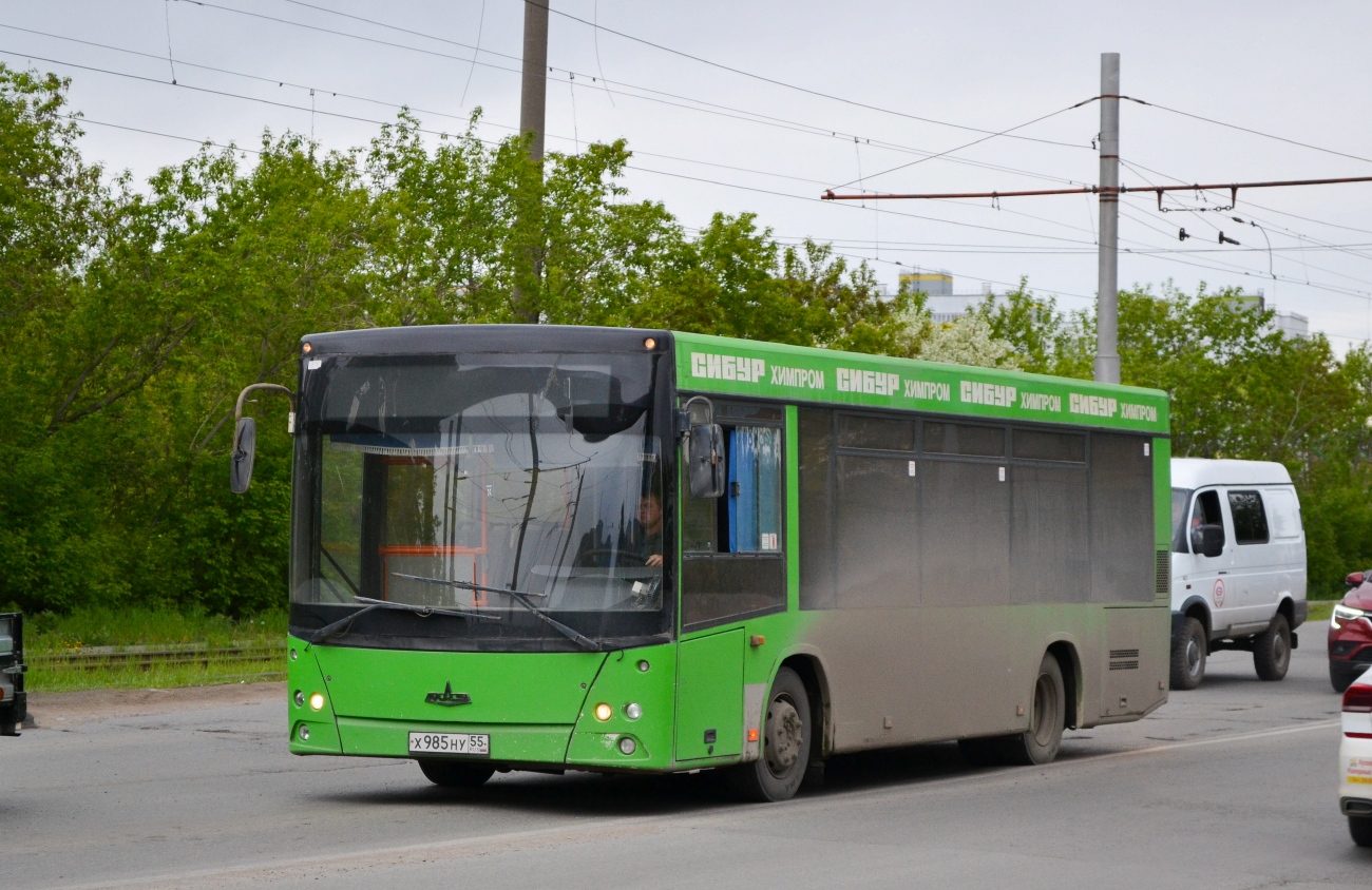 Омская область, МАЗ-206.060 № Х 985 НУ 55