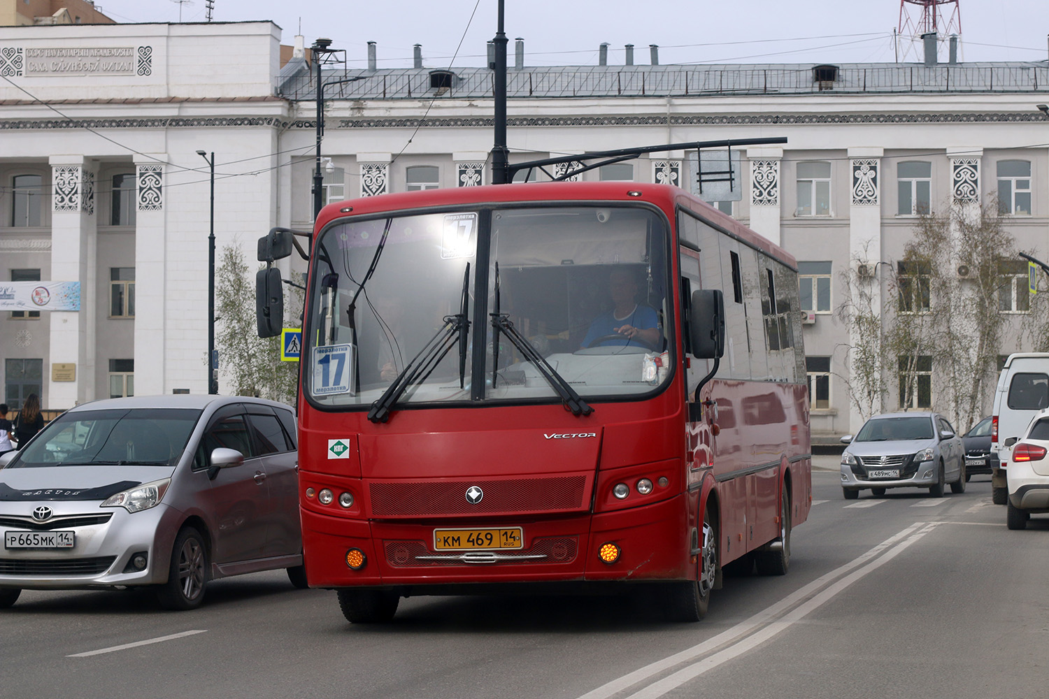 Саха (Якутия), ПАЗ-320414-14 "Вектор" № КМ 469 14