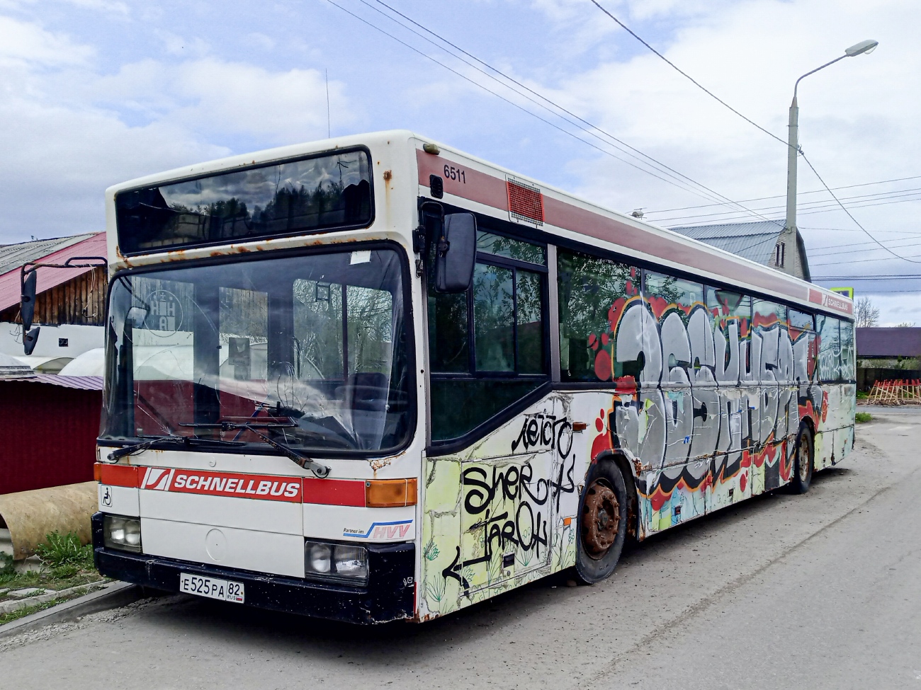Пермский край, Mercedes-Benz O405N № Е 525 РА 82