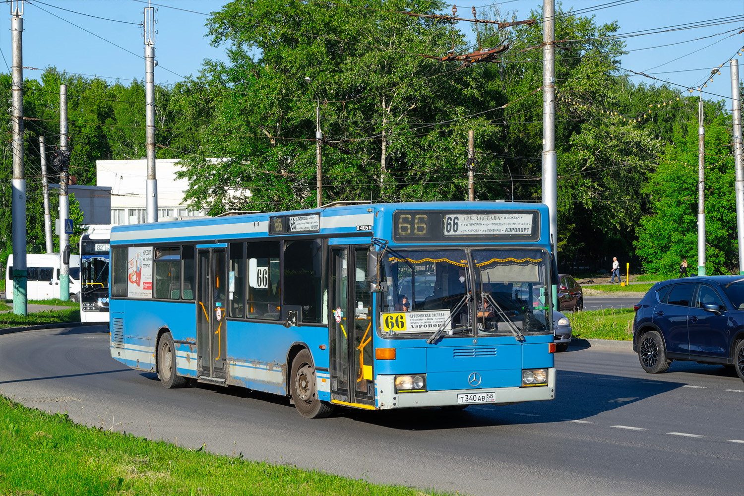 Пензенская область, Mercedes-Benz O405N2 № Т 340 АВ 58
