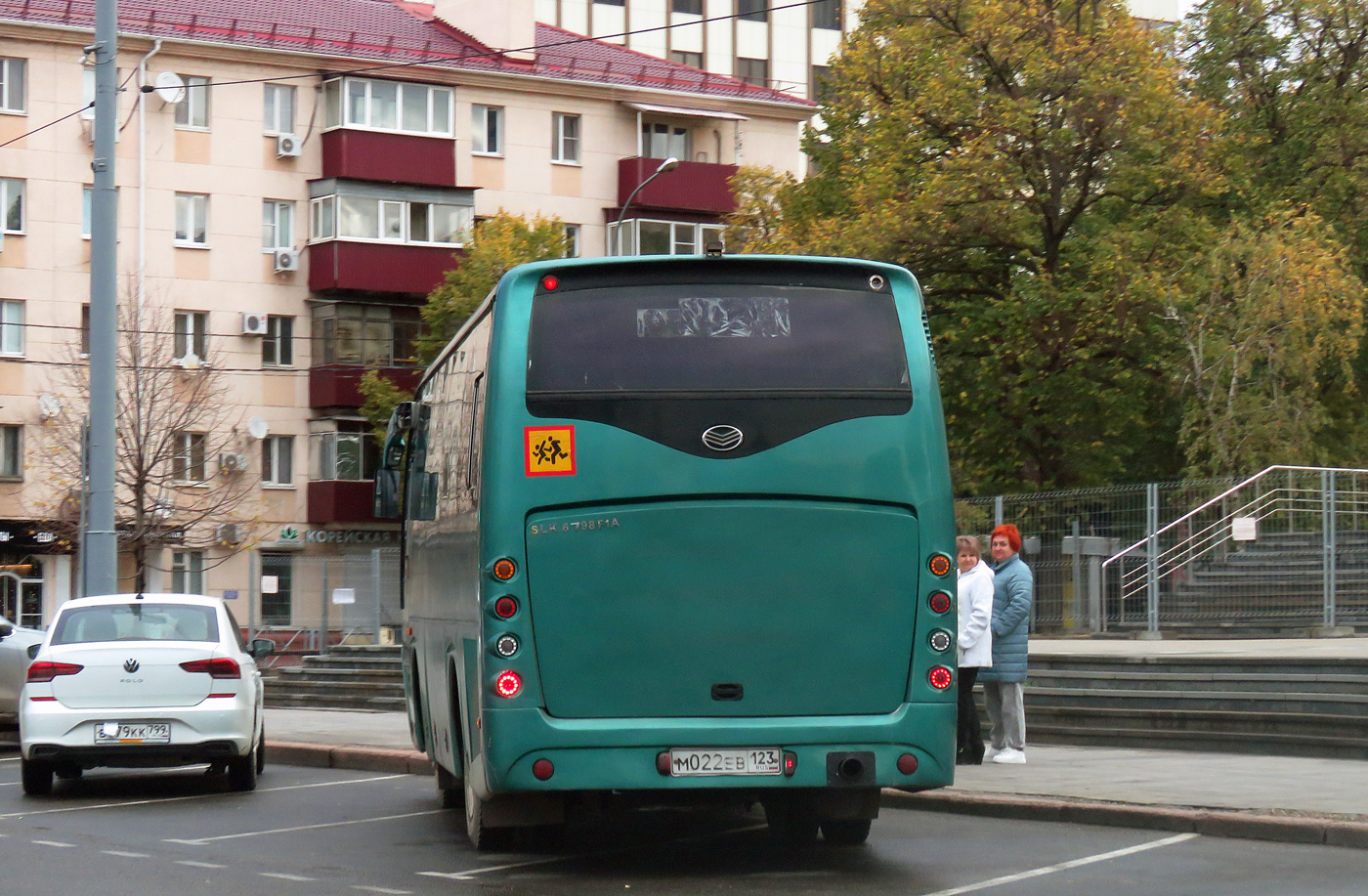 Краснодарский край, Sunlong SLK6798F1A № М 022 ЕВ 123