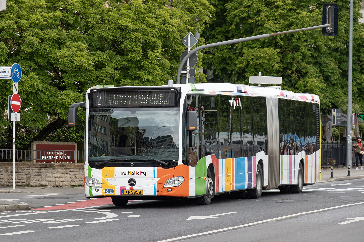 Люксембург, Mercedes-Benz Citaro C2 G hybrid № 48