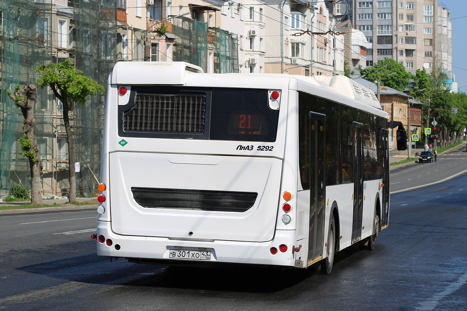 Кировская область, ЛиАЗ-5292.67 (CNG) № В 301 ХО 43