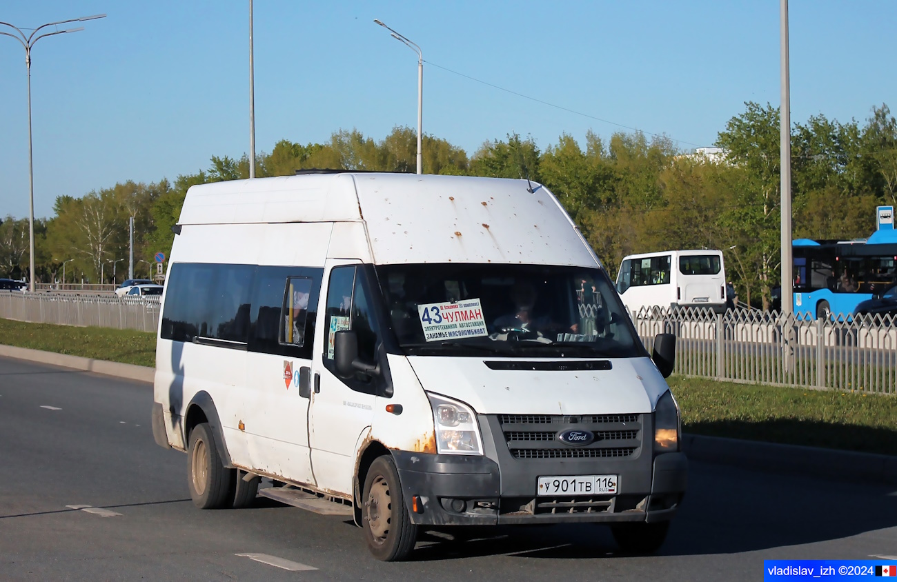 Татарстан, Нижегородец-222709  (Ford Transit) № У 901 ТВ 116