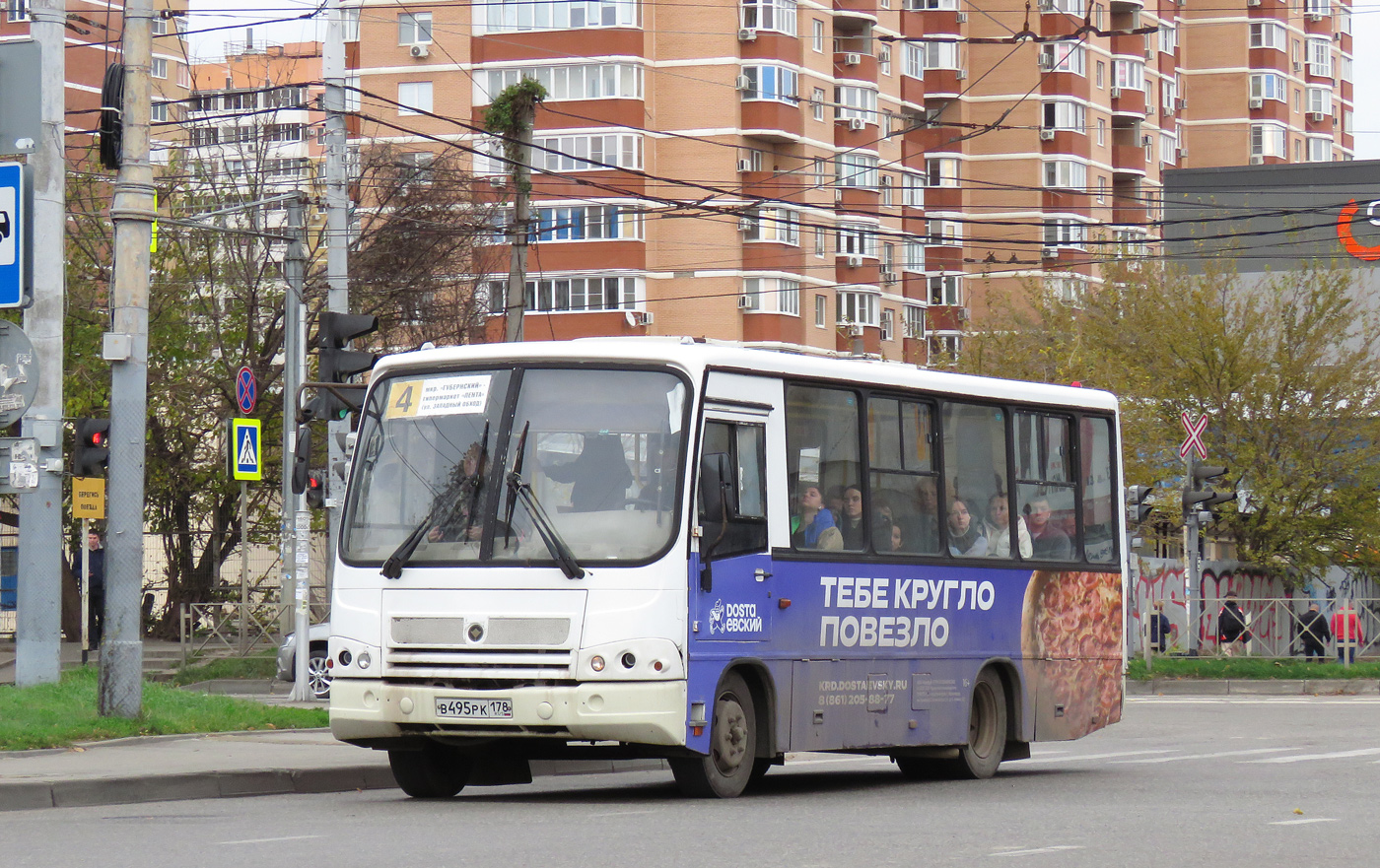 Краснодарский край, ПАЗ-320402-05 № В 495 РК 178