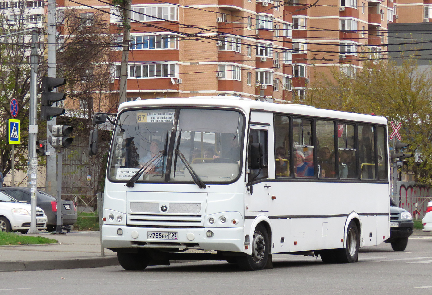 Краснодарский край, ПАЗ-320412-05 № У 755 ЕР 193