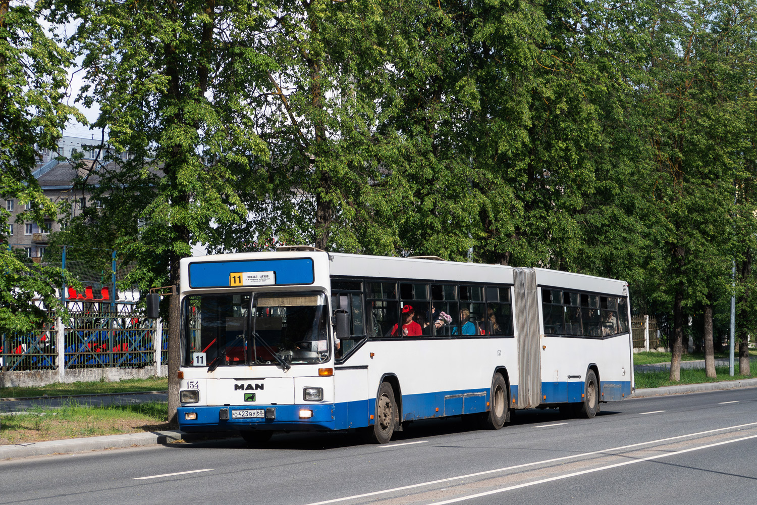 Pskov region, MAN A61 SG312 # 154