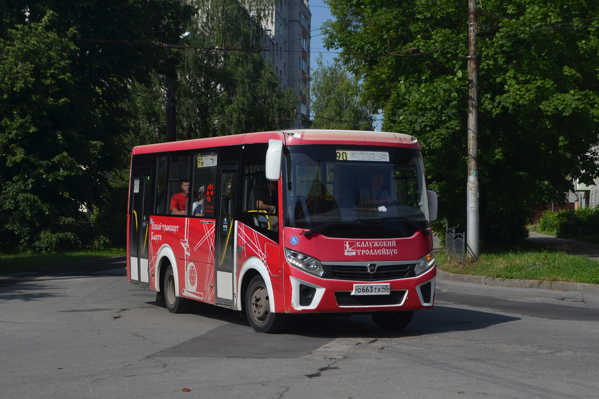 Калужская область, ПАЗ-320435-04 "Vector Next" № О 663 ТХ 40